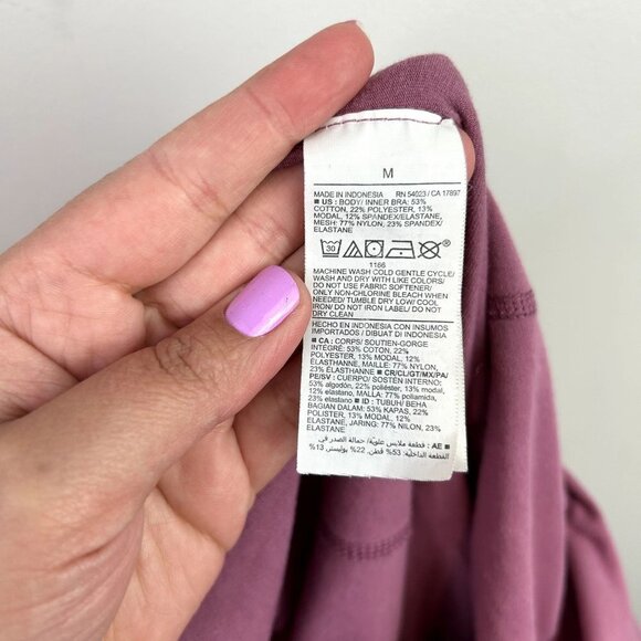 Old Navy mauve workout one piece size m - Picture 6 of 7